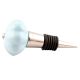 Solid Sky Blue Ceramic Melon Wine Stopper